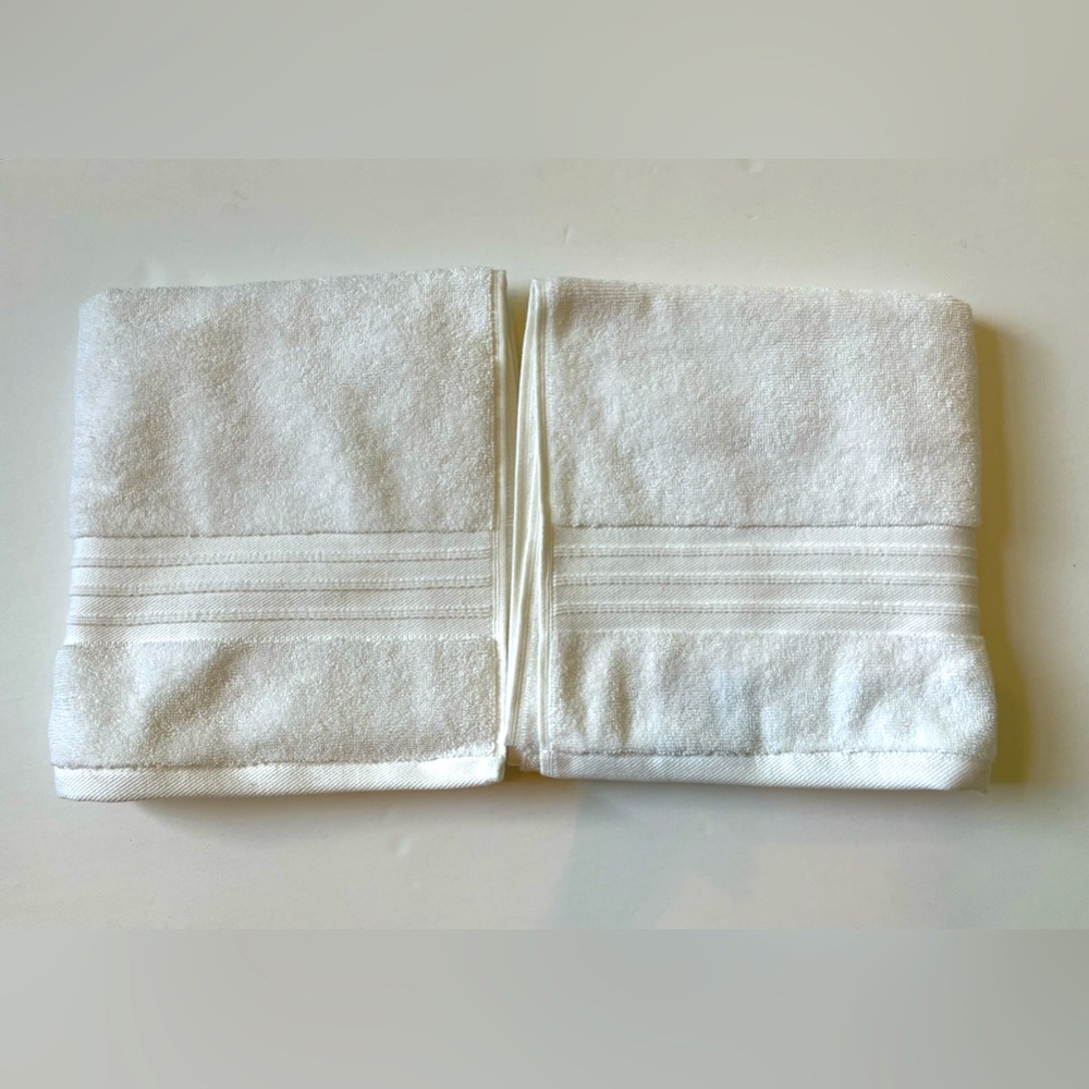 PARACHUTE HOME CLASSIC TURKISH COTTON HAND TOWELS | SET OF 2 | WHITE | N…